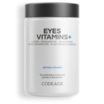 Codeage Eyes Vitamins Formula, Astaxanthin, Lutein, Meso Zeaxanthin, Zinc, Omega-3, Marigold, 120 ct