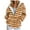 Brown, variant on larppty Women's Striped Full Zip Hoodies Oversized Sweatshirts Long Sleeve Trendy Fall Fashion Hoodies Jacket Tops with Pocket (Yellow, 5XL)