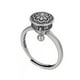 thumbnail image 2 of Asiento de loto de cobre, anillos antiestrés giratorios, joyería con apertura ajustable, 2 of 6