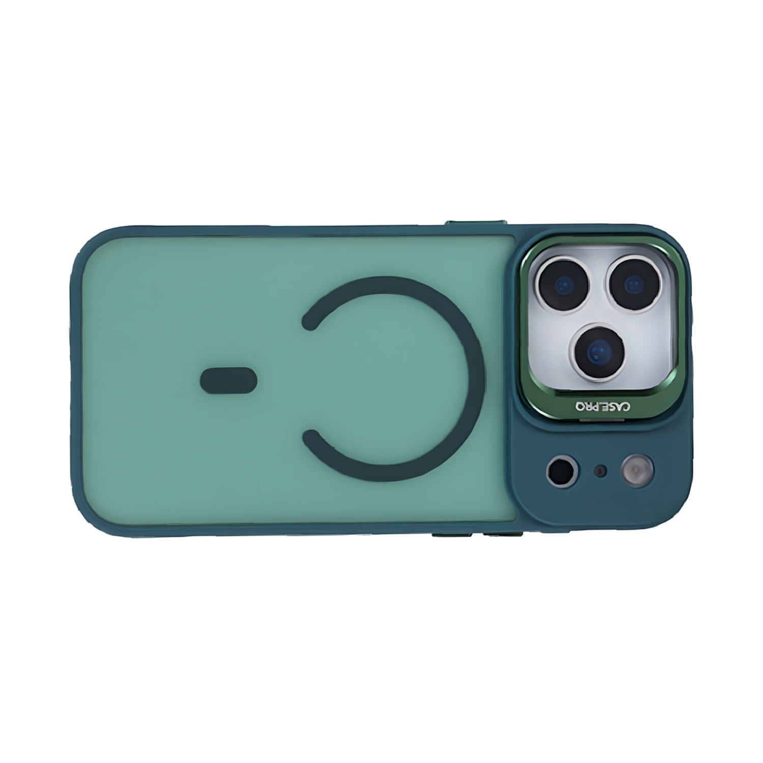 Slim MagSafe Camera Stand Case for iPhone 17 Pro - Green