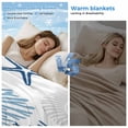 thumbnail image 2 of Blue Grey Coastal Cooling Blanket,Lightweight Breathable Summer Throw Blanket with Double Sided Cold Effect,Summer Beach Coral Shell Starfish Picnic Blankets Bed Sheet for Hot Sleepers 40"x60", 2 of 8