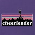 thumbnail image 5 of Wild Bobby Cheerleader Silhouette Girl Sports Women Racerback Tank Top, Purple Rush, Small, 5 of 5