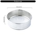thumbnail image 5 of Necvior Stainless Steel Fine Mesh Flour Sifter for Baking and Cooking Ergonomic Handle Round Sieve Strainer Kitchen Supplies, 5 of 10