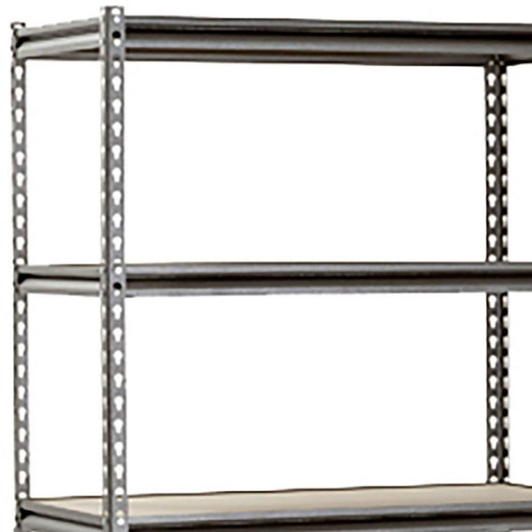 Muscle Rack 5-Shelf Steel Shelving Silver-Vein 18 D x 48 W x 72