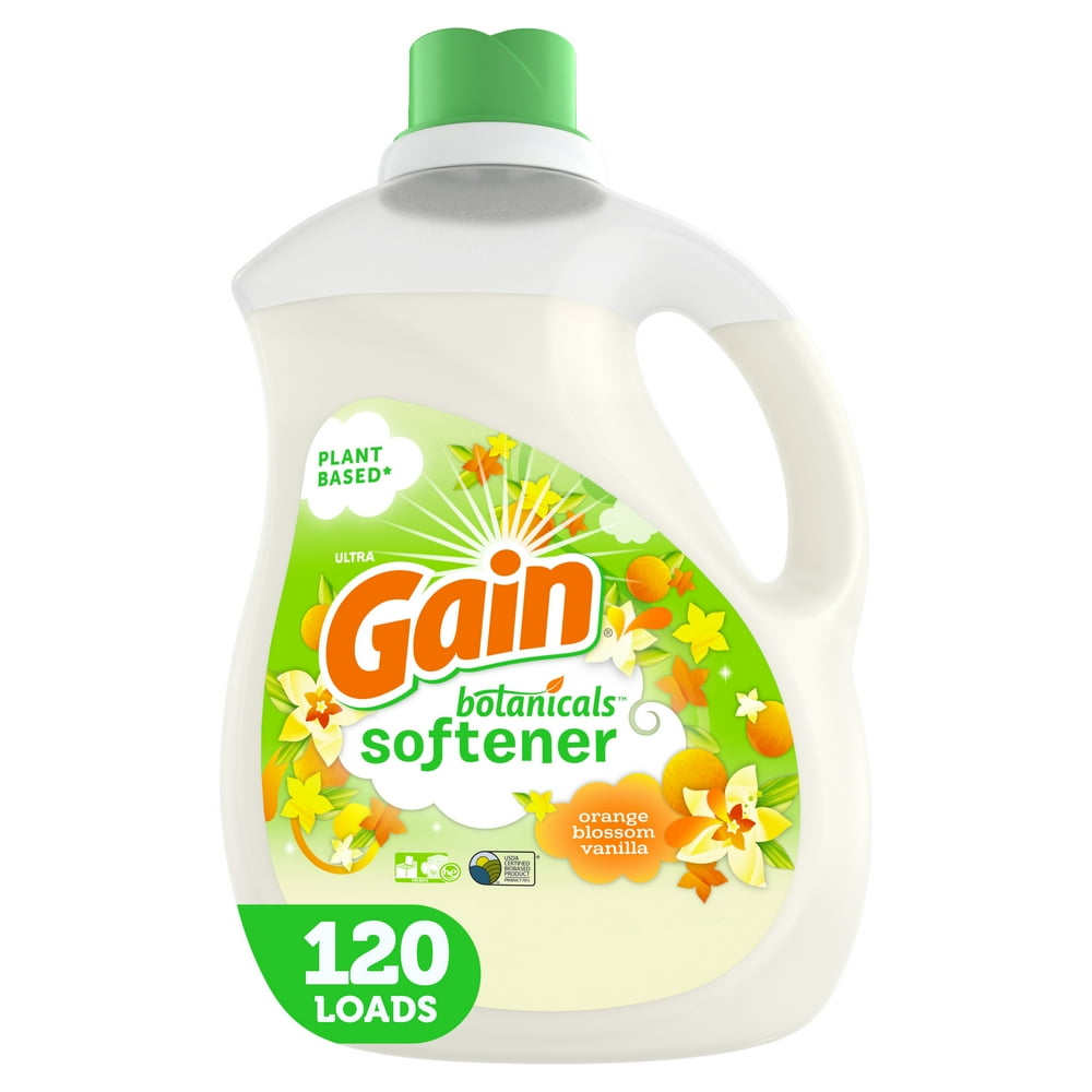 Gain Botanicals Orange Blossom Vanilla, 120 Loads Liquid Fabric