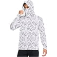 thumbnail image 2 of Handshe Summer Print Lightweight Sun Hoodie, Breathable UPF 50+ UV Protection Jacket with Built-in Finger Covers, Hiking Running Outdoor Rash Guard,Plus Size, 2 of 6