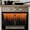 Orange, variant on Sage Green Black Ombre 1 Pack Kitchen Towel, Water Absorbent Dish Towel, Modern Abstract Striped Gradient Decorative Hand Towels - Quick Drying Cloth for Cooking Baking, 18x28 Inch