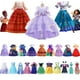 thumbnail image 2 of Frozen Girls Dress Elsa Anna Disney Princess Cosplay Encanto Mirabel Isabela Dolores Vampire Kids Halloween Party Prom Costume2T (Tag 100) Gao Jinjia LED, 2 of 2