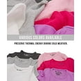 thumbnail image 2 of MISS POPULAR Girls 2-Pack Thermal Waffle Active Base Layer Sets | Long Sleeve Shirt and Pants, 2 of 5
