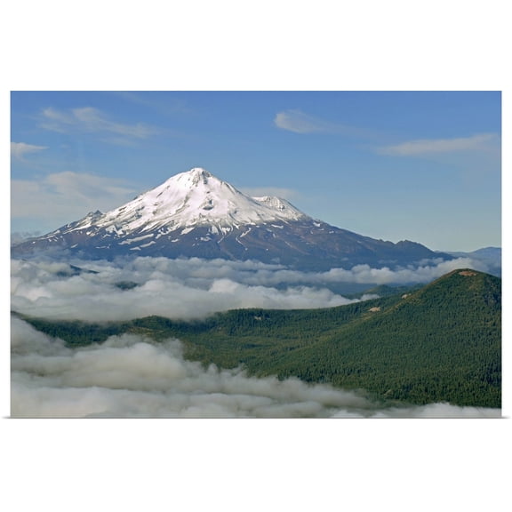 Great BIG Canvas | Rolled Brian Kidd Poster Print entitled Mt. Shasta