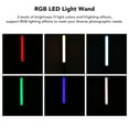 thumbnail image 4 of Handheld RGB LED Light Wand, 8W 800lm 8 Effects LED Video Light Stick Portable Rechargeable  For Camping For Photography, 4 of 8