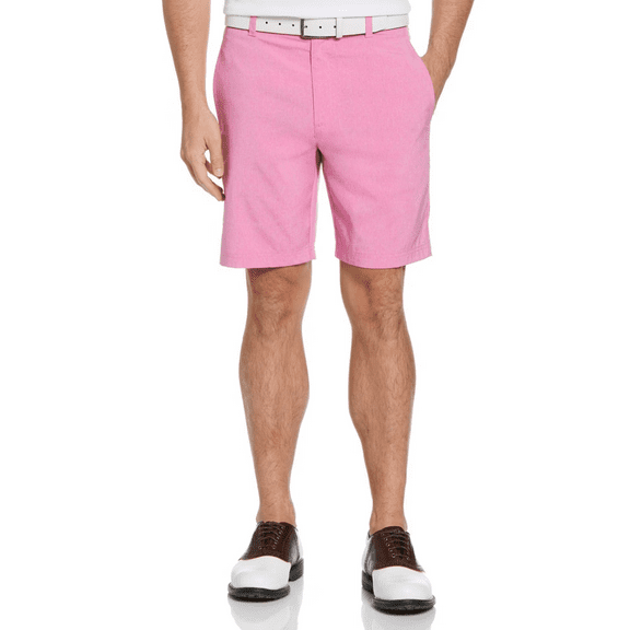 Jack Nicklaus Men's Golf Shorts 10"- (Pink Heather, 36)