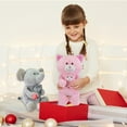 thumbnail image 5 of Kid Connection soft animal mama with baby 14''H Cat, 5 of 5