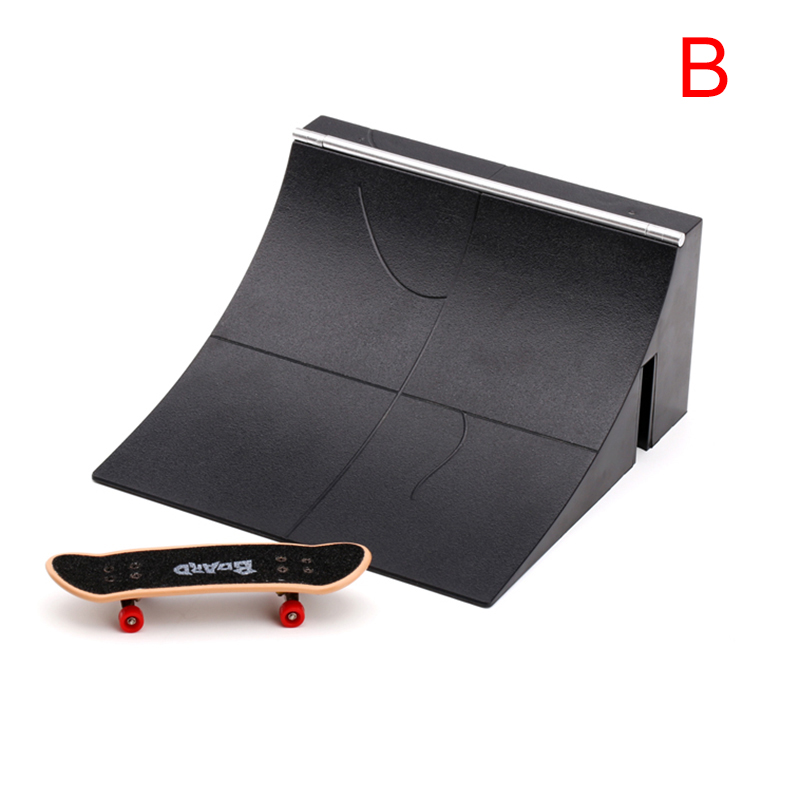JETTINGBUY Finger Skateboards Toy Set Mini Training Skating Board with Ramp Track