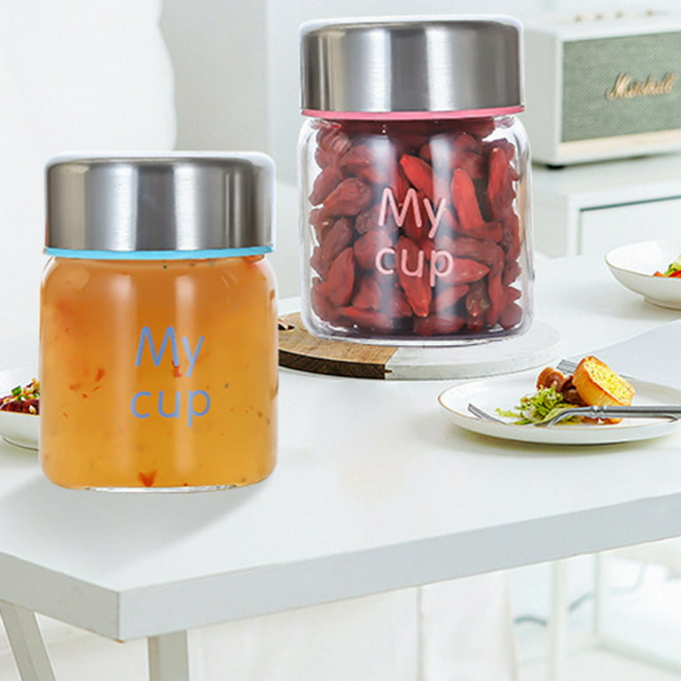 Mini Mason Jars, 8 Pack 4oz Glass Mason Jar with Regular Lids, Small  Canning Jar, Ideal for Jelly, Jam, Honey, Dessert, Spice, Wedding Favor,  Candles