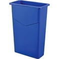 thumbnail image 2 of Dual Recycling Trash Container System, 23 Gallon, Blue, 2 of 5
