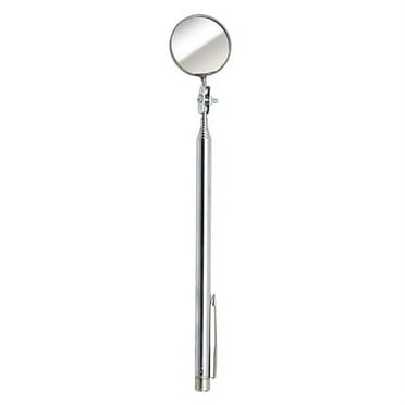 Ullman HTS-2 Glass High-Tech Telescoping Inspection Mirror, 3-1/4" Diameter, 6-1/2" to 29-1/2" Extended Handle Length, Clear, (Model: 758-HTS-2)