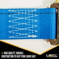 thumbnail image 7 of 2" x 20' Blue E-Track Tie Down Straps - Cam Buckle C320SEF, 7 of 7