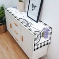 thumbnail image 2 of Table Decor Table Runner Lavender Bicycle Pattern Coffee Table Cover Cloth Wedding Party Restaurant Table Runner, 2 of 3