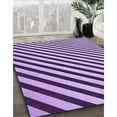 thumbnail image 2 of Ahgly Company Indoor Square Patterned Purple Iris Purple Area Rugs, 5' Square, 2 of 6