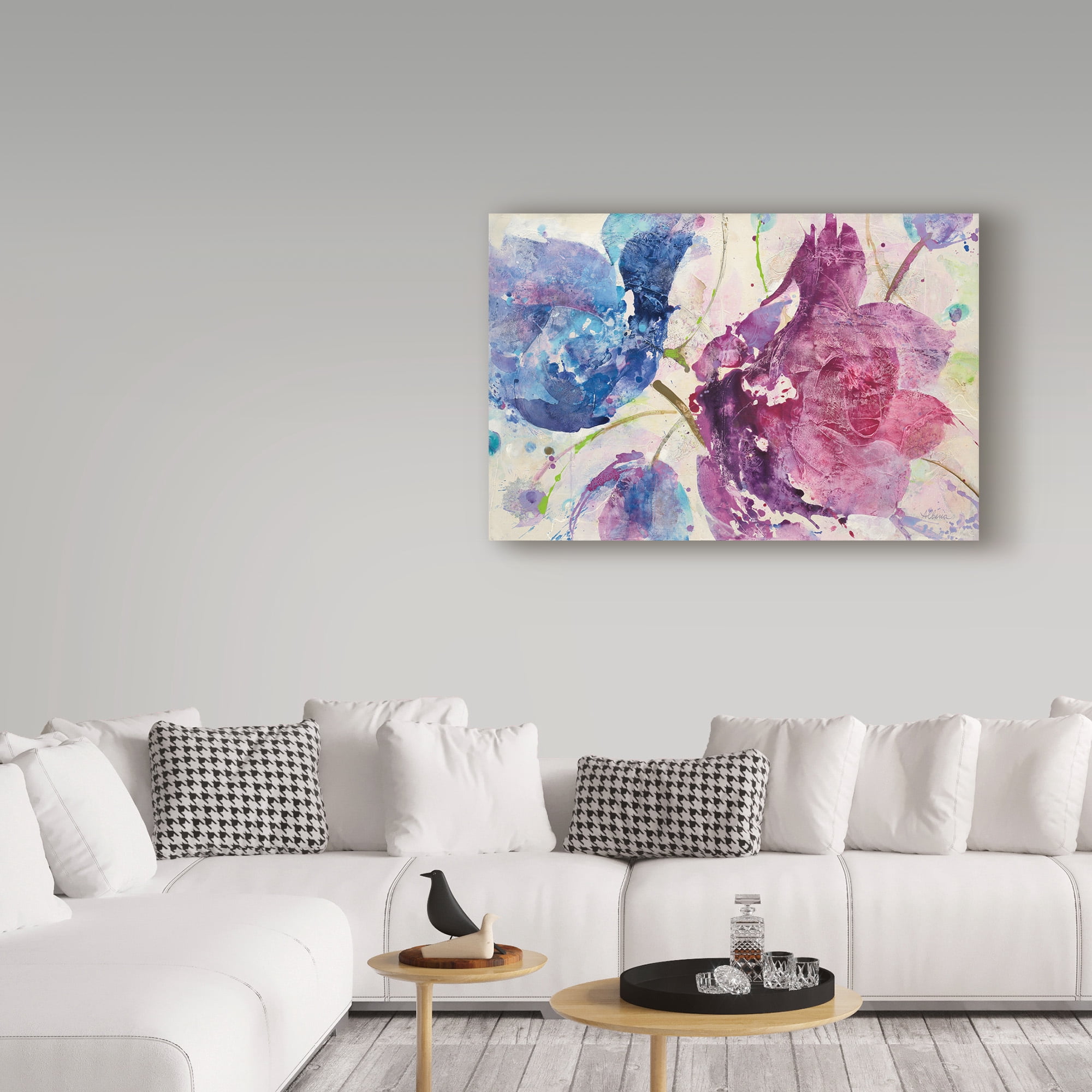 Trademark Fine Art 'Fireworks Abstract v2' Canvas Art by Albena Hristova