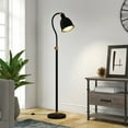 thumbnail image 5 of Evelyn&Zoe Vincent Adjustable/Arc Floor Lamp with Metal Shade in Blackened Bronze/Blackened Bronze, 5 of 12