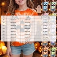 thumbnail image 4 of Futezty Kids Halloween Shirt Girls Boys Funny Spooky Tie Dye Shirts Pumpkin Face Short Sleeve Fall Tee Top 12M-13T, 4 of 5