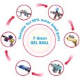 thumbnail image 2 of 50000 piezas de munición de repuesto de perlas de agua de 7-8 mm, bolas de gel para salpicaduras de agua para niños, pistola de salpicaduras de agua, 2 of 8