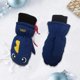 thumbnail image 3 of Niños Mittens Invierno Impermeable A prueba de agua Niños Cálidos Fácil Accesorios Comfortables Dibujos animados Cómodos Impreso para Clima Frío Azul Oscuro S 3 pares kenally HA059221-19B, 3 of 6