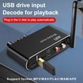 thumbnail image 2 of AUX Bluetooth-compatible Receiver Fast Speed Mobile Digital to Analog Adapter Phone Television Speaker Digital to Analog Adapter Portable Home Supplies, 2 of 7
