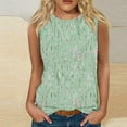 thumbnail image 4 of Giftesty Tank Tops for Women Clearance Fashion Women Sleeveless Printed Garment Comfortable Breathable V-Neck Blouses Tops, 4 of 4