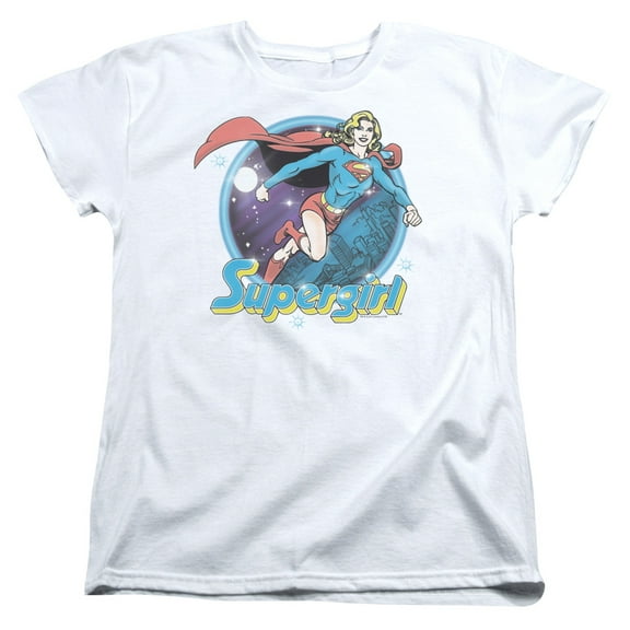 Superman - Supergirl Airbrush - Women's Short Sleeve Shirt - Medium
