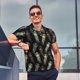thumbnail image 4 of Balery Jellyfish Camisa Polo de Hombre con Estampado, de Manga Corta y Tejido Medio, Camisa Tipo Golf Polo-Medium, 4 of 6