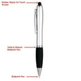 thumbnail image 2 of Stylus Pen [10 pcs], New 2-in-1 Universal Touch Screen Stylus w/ Ballpoint Pen For Smartphones Tablets iPad iPhone Samsung etc [Silver], 2 of 2