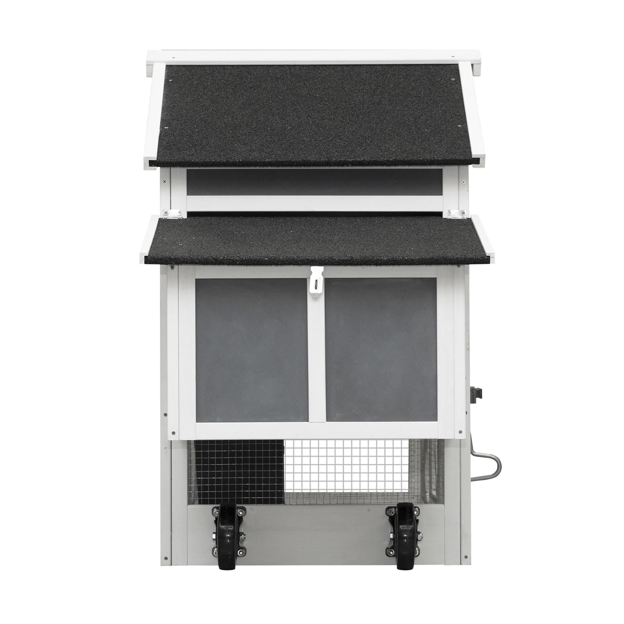 Pefilos 70" Wooden Rabbit Hutch, Large Outdoor Hen House, Bunny Hen Cage with Ventilation Door, Removable Ramp Garden Backyard Pet Poultry House Box, Gray Pefilos 70" Wooden Rabbit Hutch, Large Outdoor Hen House, Bunny Hen Cage with Ventilation Door, Removable Ramp Garden Backyard Pet Poultry House Box, Gray