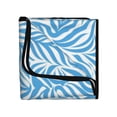thumbnail image 4 of Absorbent Coral Velvet Towel 27x55in Light Soft And Fluffy Wool Circle Delicate And Not Easy To Remove The Edge Zebra Print Style Lightblue_2, 4 of 8