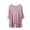 Pink, variant on ZyeKqe Nightgowns for Women Long Sleeve V Neck Sleep Shirts Plus Size Pajamas Top Loose Comfy Pjs Top Sleepwear