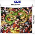 thumbnail image 2 of Dragon Ball Tapestry Backdrop Background Poster Gift for Bedroom Aesthetics Funny Decor Flag Wall Hanging for Teen Girls 70.9"X59.1", 2 of 4