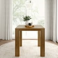 thumbnail image 2 of Plank+Beam Solid Wood Counter Height Table, 41" Modern Dinner Preparation tables, Pecan Wirebrush, 2 of 9