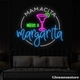 thumbnail image 2 of Glowneon Mamacita Need a Margarita Neon Sign, Margarita Led Sign, Bar Club Lounge Decor, 2 of 5
