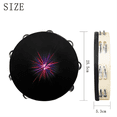 thumbnail image 3 of 10 Inch Handheld Tambourine Double Row Jingle Drum Percussion Instrument Adult Church KTV Dance Music Instrument, 3 of 6
