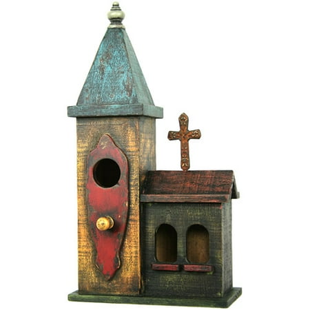 Pinnacle Strategies Wood Bird House With