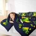 thumbnail image 4 of Castle Fairy Cute Dino Twin Comforter Sets,Jungle Wildlife Dinosaur Bedding Set, 4 of 8