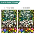 thumbnail image 4 of Welcome Spring Garden Flag 12x18 Double Sided Sunflower Daisy Hummingbird Seasonal Yard Flag for Outside Outdoor Decor Farmhouse Holiday Spring Summer Decorations, 4 of 5