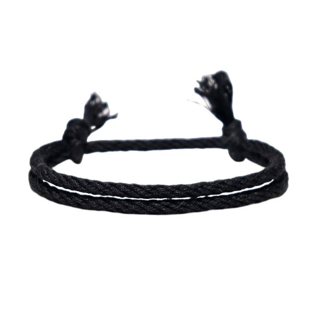 Qarigey trenzada, cuerda tejida ajustable, cordón de cadena de mano, vacaciones, boda, trabajo, citas, decoración, joyería Simple de moda para Ropa, zapatos y accesorios Miscelánea tipo 4 Qarigey AP016028-04