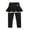 Black, variant on Esaierr Baby Kids Girls Winter Thicken Leggings with Tutu Skirts Winter Culottes Footless Tights Fleece Skirt Pants 2-10Y Toddler Fleece Lined Leggings with Ruffle Skirt