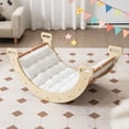 thumbnail image 4 of Gymax 2-in-1 Arch Rocker with Soft Cushion Double-Sided Climbing Arch for Toddlers, 4 of 9