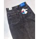 thumbnail image 3 of Pantalones vaqueros holgados con bordado gráfico para hombre y mujer, Pantalón ancho de cintura alta, estilo japonés, gótico, Hip Hop, dibujos animados, Retro, azul, Y2K, 3 of 3