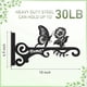 thumbnail image 4 of Metálicos para Plantas de 25 cm - Colgadores de Pared Decorativos con Diseño de Mariposa para Uso en Interiores y Exteriores - 2 Soportes para Colgar, 4 of 9