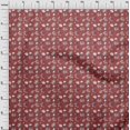 thumbnail image 4 of oneOone Tissu Georgette Viscose Bordeaux Matériel de Robe d'Automne Tissu Imprimé Tissu au Mètre 42 Pouces de Large, 4 of 4